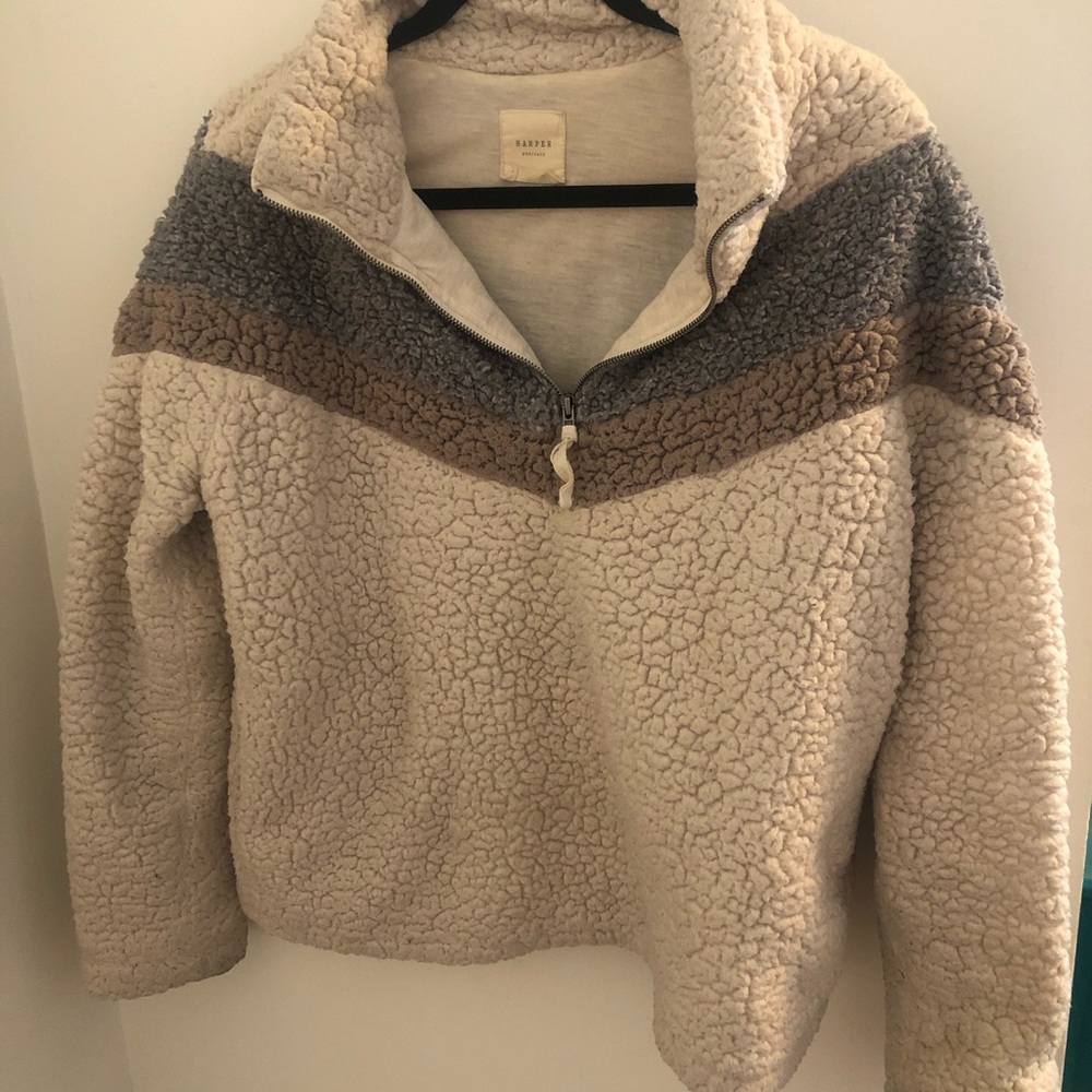 Color Block 3/4 Zip